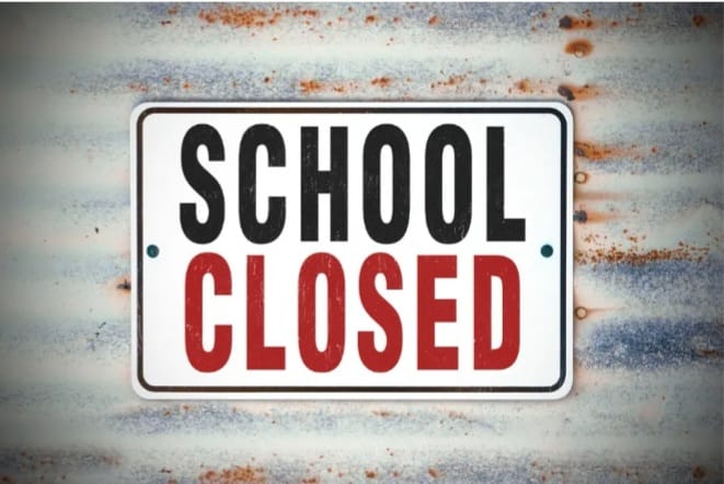 school closed