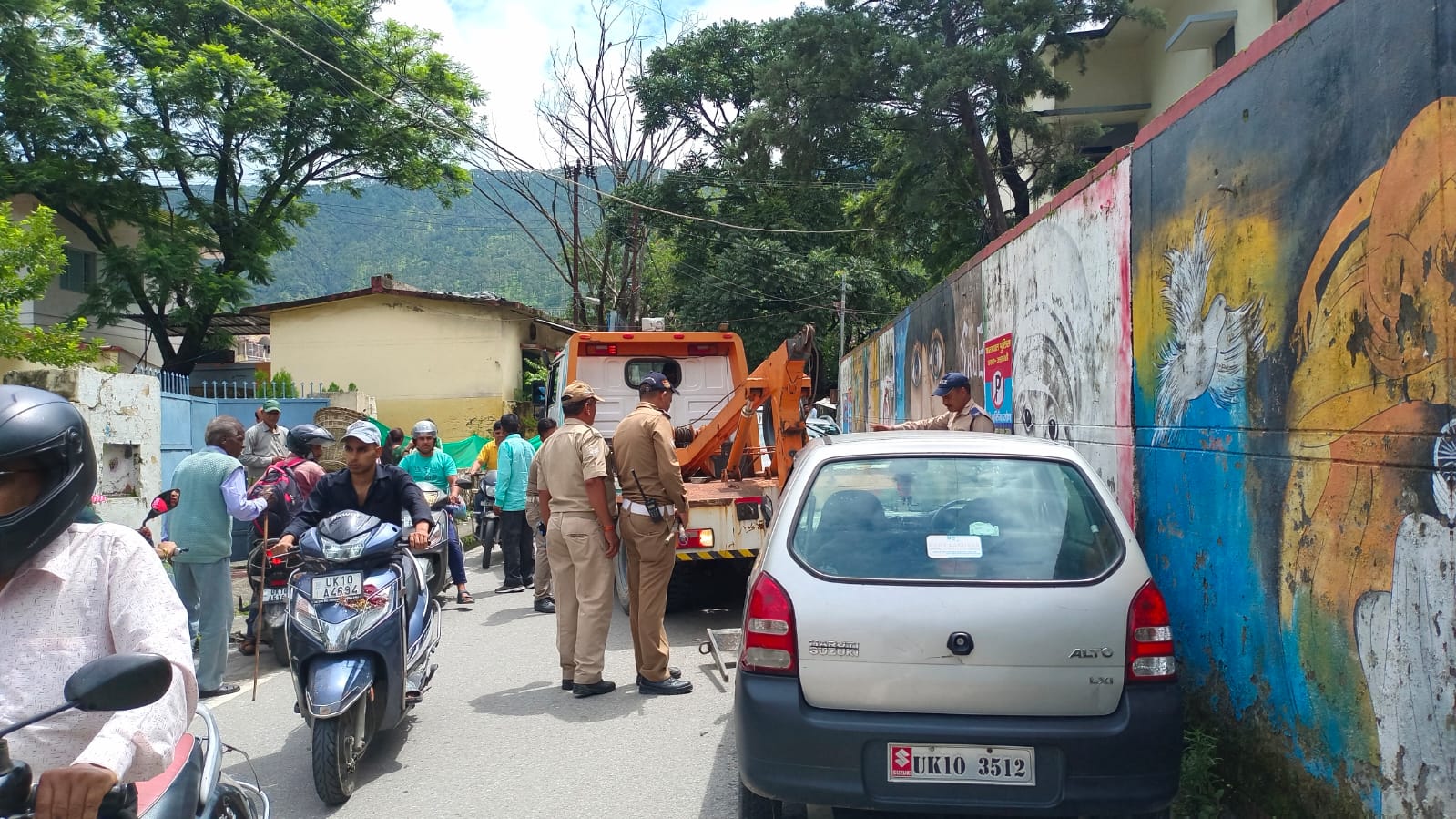 नो पार्किंग जोन